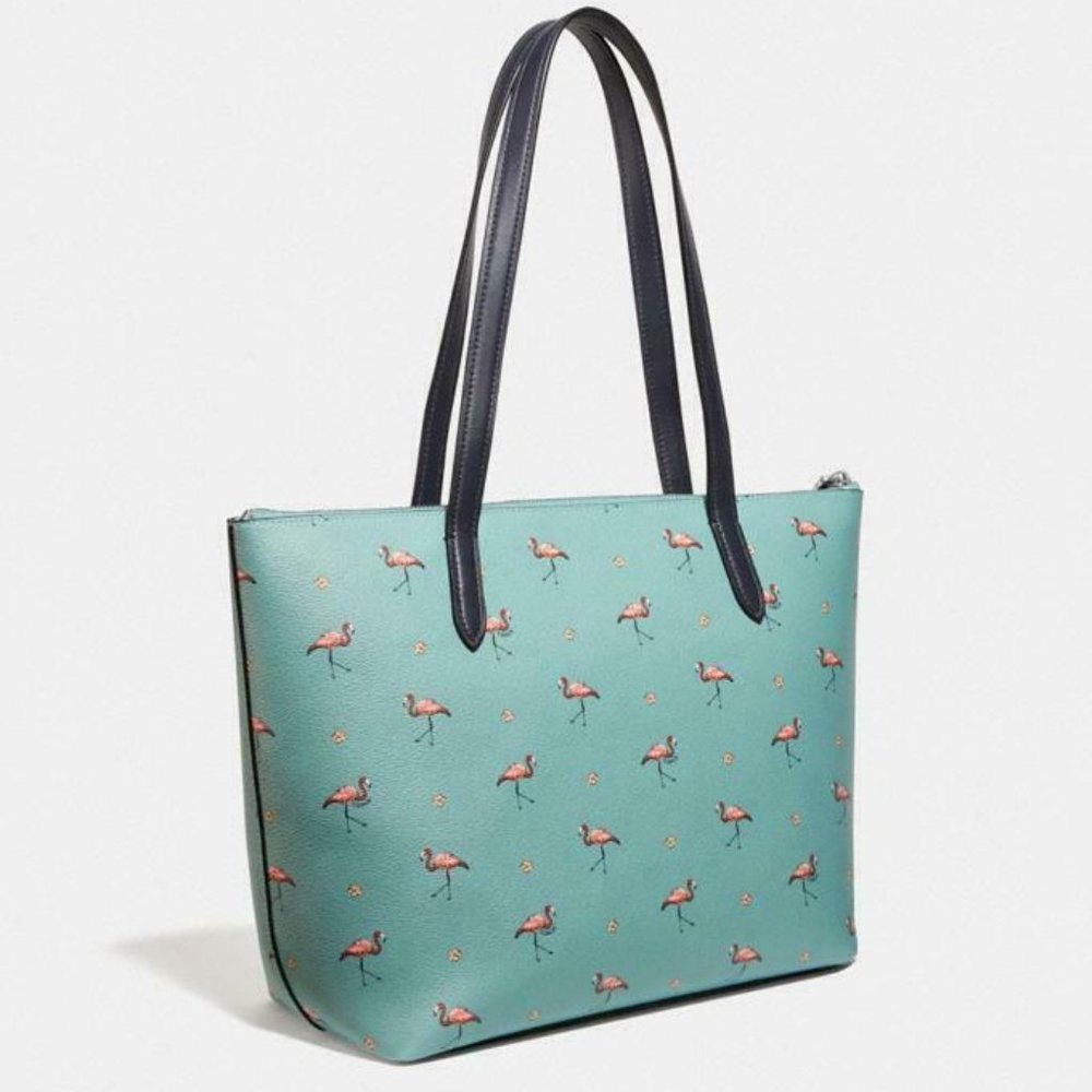 NWT Coach Flamingo Bag Taylor Tote Light Blue